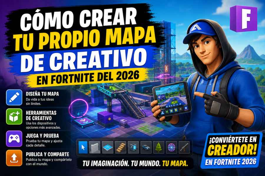 Cómo crear tu propio mapa de creativo en Fortnite en 2026