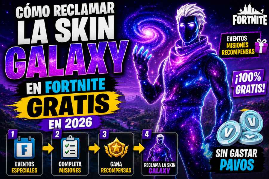 Cómo reclamar la skin Galaxy en Fortnite gratis en 2026