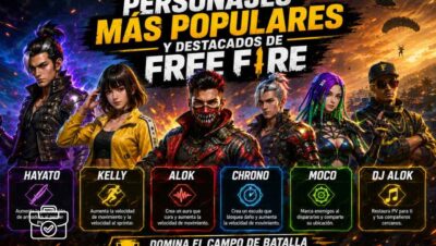 Los personajes más populares de Free Fire