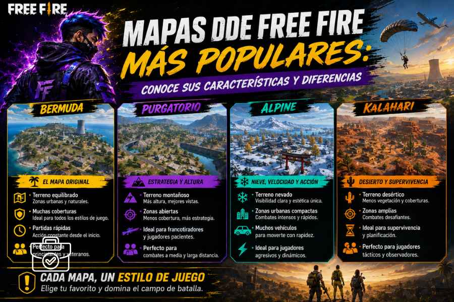 mapas de free fire